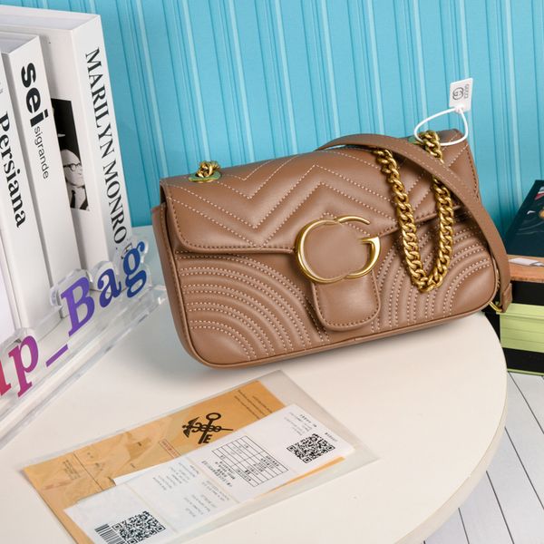 Fashion marmont women designer shoulder bags retail leather luxurys Handbags Crossbody purse lady chain cosmetic messenger shopping tote bag wallet 446744, Color 12
Fashion marmont women designer shoulder bags retail leather luxurys Handbags Crossbody purse lady chain cosmetic messenger shopping tote bag wallet 446744, Color 12