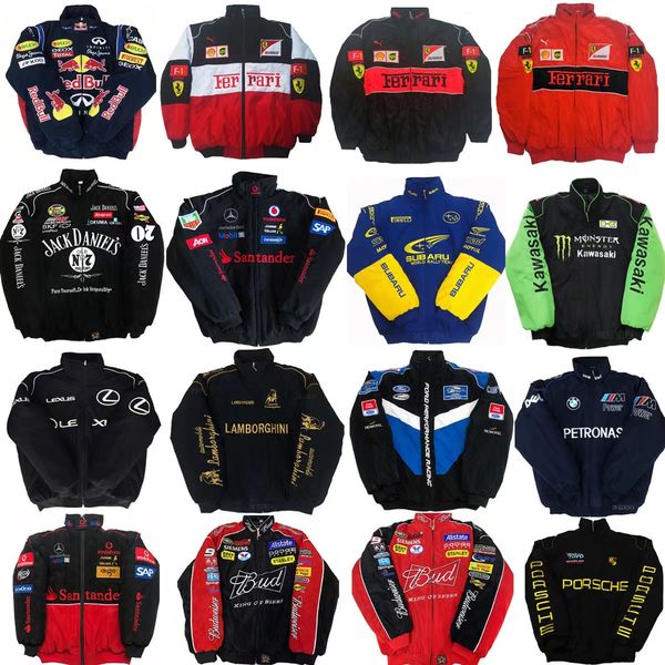 Mens windbreakers Jackets for men Racing suit f1 Retro American bomber jacket Motorcycle cycling suit Motorcycle cotton suit eur and usa sizes windbreaker
Mens windbreakers Jackets for men Racing suit f1 Retro American bomber jacket Motorcycle cycling suit Motorcycle cotton suit eur and usa sizes windbreaker