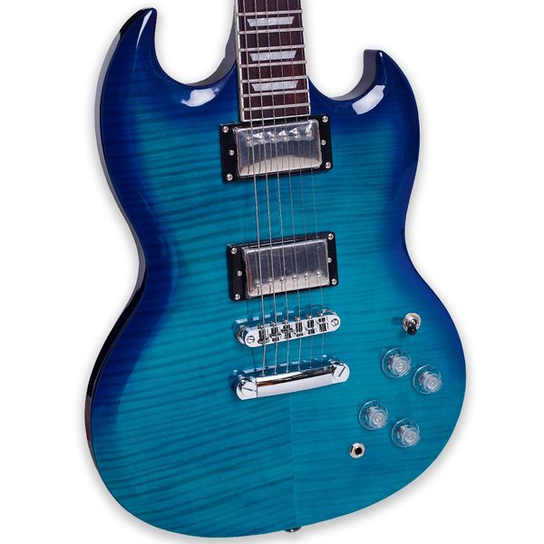 Boya&Ziqi BZS-009 Double Cut Solid-Body Electric Guitar, 22 Stainless Steel Frets , 2 Push-Pull Volume Controls, Mahogany Body and Neck,Bone Nut
Boya&Ziqi BZS-009 Double Cut Solid-Body Electric Guitar, 22 Stainless Steel Frets , 2 Push-Pull Volume Controls, Mahogany Body and Neck,Bone Nut