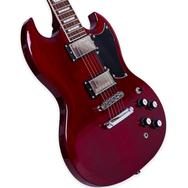 Boya&Ziqi BZS-009 Double Cut Solid-Body Electric Guitar, 22 Stainless Steel Frets (Hand Polished), 2 Push-Pull Volume Controls, Mahogany Body and Neck,Bone Nut
Boya&Ziqi BZS-009 Double Cut Solid-Body Electric Guitar, 22 Stainless Steel Frets (Hand Polished), 2 Push-Pull Volume Controls, Mahogany Body and Neck,Bone Nut