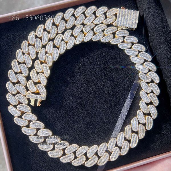 Thick Solid Sier Moissanite Hip Hop Jewelry Vvs Moissanite Round Mix Baguette Iced Out Rapper Hip Hop Cuban Chain
Thick Solid Sier Moissanite Hip Hop Jewelry Vvs Moissanite Round Mix Baguette Iced Out Rapper Hip Hop Cuban Chain