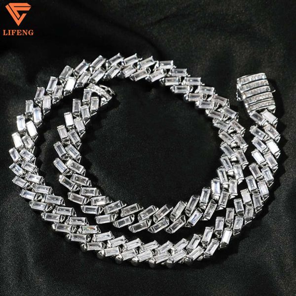 New Design Custom Fine Jewelry 12Mm Square Shape Baguette Diamond Hiphop S Iced Out Vvs Moissanite Miami Cuban Link Chain
New Design Custom Fine Jewelry 12Mm Square Shape Baguette Diamond Hiphop S Iced Out Vvs Moissanite Miami Cuban Link Chain
