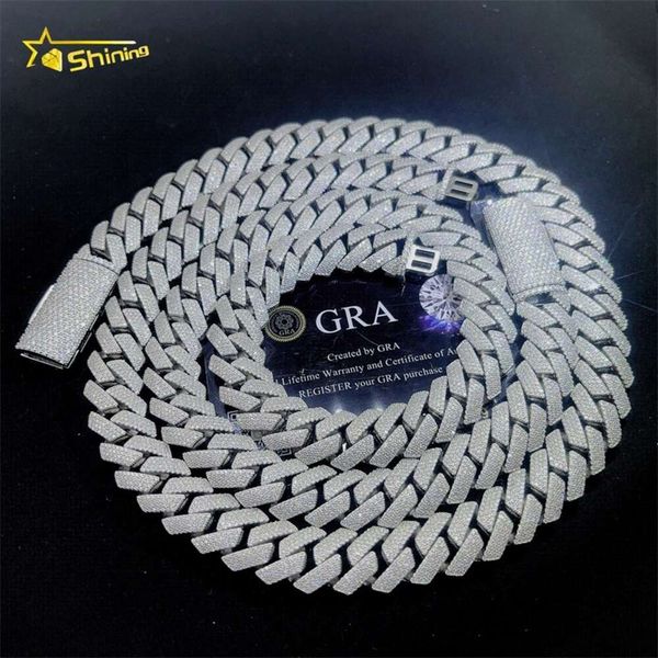 Gra Certificate Solid Gold Diamond Vvs Moissanite Miami Sterling Sier Iced Out Cuban Link Chain
Gra Certificate Solid Gold Diamond Vvs Moissanite Miami Sterling Sier Iced Out Cuban Link Chain