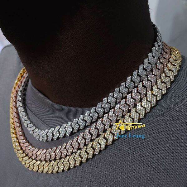 Fine Jewelry Hip Hop Gold Plated Sier 2 Rows Vvs Moissanite Diamond Iced Out Miami Cuban Link Chain Necklace For Men
Fine Jewelry Hip Hop Gold Plated Sier 2 Rows Vvs Moissanite Diamond Iced Out Miami Cuban Link Chain Necklace For Men