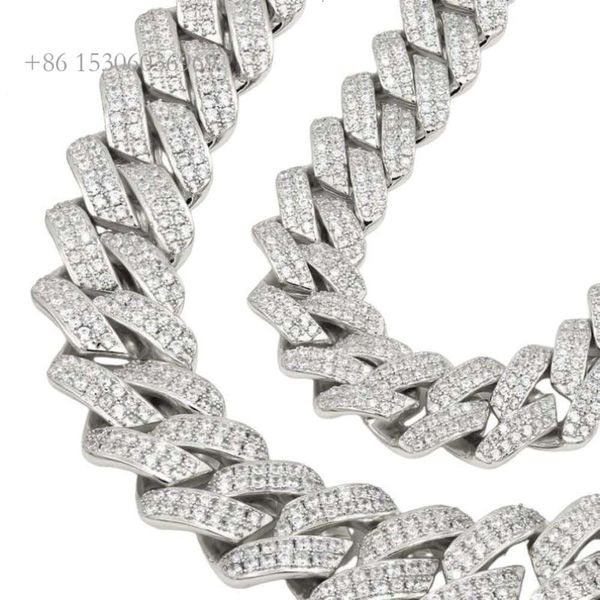 Wholesale Factory Gold Custom Sterling Sier Cuban Chain 18Mm Men's Jewelry Moissanite Cuban Link Chain Necklace
Wholesale Factory Gold Custom Sterling Sier Cuban Chain 18Mm Men's Jewelry Moissanite Cuban Link Chain Necklace