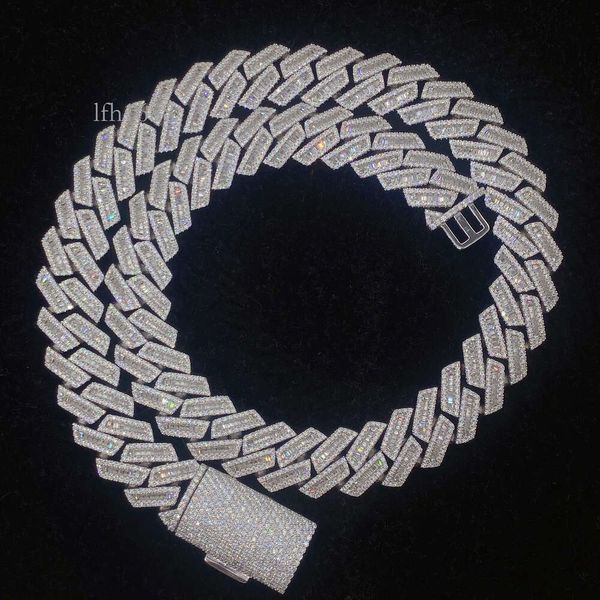 Fine Jewelry Hip Hop New Design Bling Miami Iced Out Baguette Fashion Diamond Cuban Link Chain Necklace
Fine Jewelry Hip Hop New Design Bling Miami Iced Out Baguette Fashion Diamond Cuban Link Chain Necklace