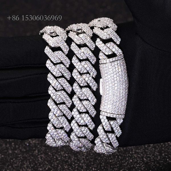 Sterling Sier Miami Cuban Chain Wide 14Mm Plated Gold Vvs Diamond Cuban Necklace With Moissanite
Sterling Sier Miami Cuban Chain Wide 14Mm Plated Gold Vvs Diamond Cuban Necklace With Moissanite
