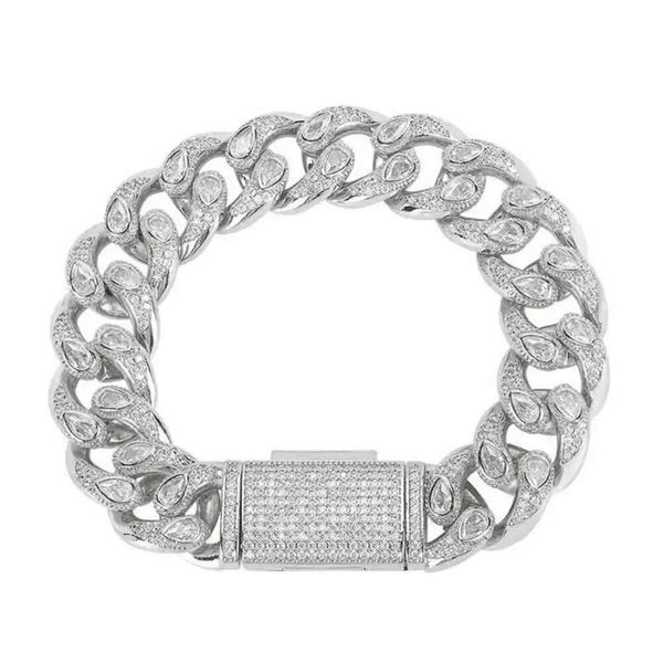 Custom Fashion Jewelry Ice Out D Vvs Moissanite Diamond Gold Plated Hip Hop Cuban Link Chain Bracelet
Custom Fashion Jewelry Ice Out D Vvs Moissanite Diamond Gold Plated Hip Hop Cuban Link Chain Bracelet