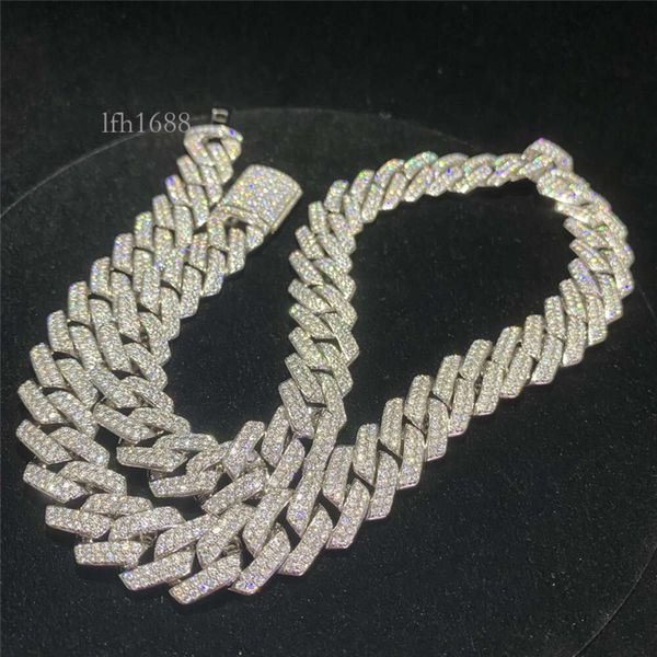 In Stock 14Mm Sterling Sier Moissanite Cuban Link Chain Bling Vvs Moissanite Diamond Cuban Bracelet Hip Hop Jewelry Necklace
In Stock 14Mm Sterling Sier Moissanite Cuban Link Chain Bling Vvs Moissanite Diamond Cuban Bracelet Hip Hop Jewelry Necklace