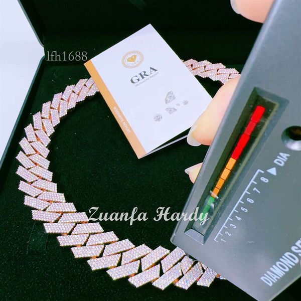 Pass Diamond Tester Necklace 19Mm Vvs Moissanite Iced Out Cuban Chain Sier Heavy Hip Hop Jewelry Prong Setting Cuban Link
Pass Diamond Tester Necklace 19Mm Vvs Moissanite Iced Out Cuban Chain Sier Heavy Hip Hop Jewelry Prong Setting Cuban Link