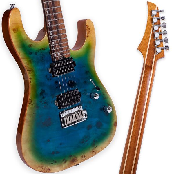 Boya&Ziqi BZK-024 Electric Guitar, Stainless Steel Frets (Hand Polished), Mahogany Body,Push-Pull Volume Control
Boya&Ziqi BZK-024 Electric Guitar, Stainless Steel Frets (Hand Polished), Mahogany Body,Push-Pull Volume Control