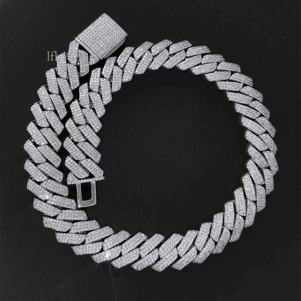 Fully Iced Out Diamond Box Clasp Vvs Moissanite Cuban Chain Bracelet 18Mm Sterling Sier Moissanite Cuban Link Necklace
Fully Iced Out Diamond Box Clasp Vvs Moissanite Cuban Chain Bracelet 18Mm Sterling Sier Moissanite Cuban Link Necklace