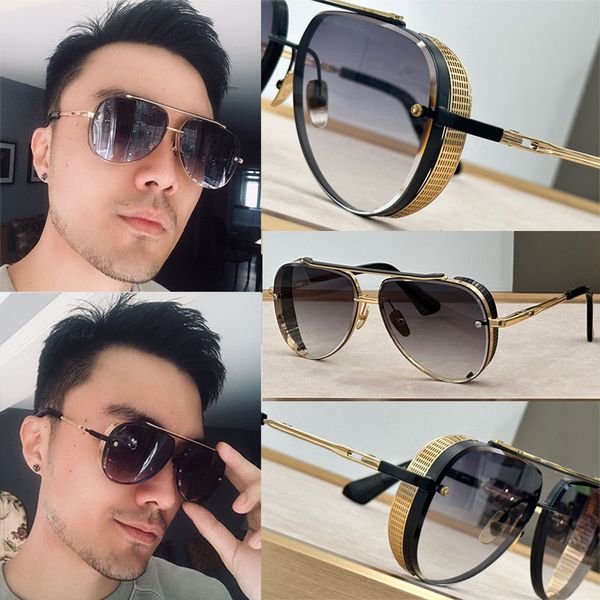 Limited Edition Designer Mens and WomensGradient Lunettes de Soleil Luxury High Quality Oval Pilot Metal Frame Removable Mesh Side Simple Racing Sunglasses TAND
Limited Edition Designer Mens and WomensGradient Lunettes de Soleil Luxury High Quality Oval Pilot Metal Frame Removable Mesh Side Simple Racing Sunglasses TAND