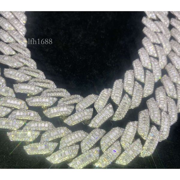 Sterling Sier Necklace 15Mm Thick Miami Cuban Chain Hip Hop Jewelry Men T Square Mosson Cuban Chain
Sterling Sier Necklace 15Mm Thick Miami Cuban Chain Hip Hop Jewelry Men T Square Mosson Cuban Chain