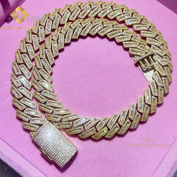 Ready To Ship Sterling Sier Vvs Baguette Moissanite Iced Out Cuban Link Chain Moissanite Necklace Men
Ready To Ship Sterling Sier Vvs Baguette Moissanite Iced Out Cuban Link Chain Moissanite Necklace Men