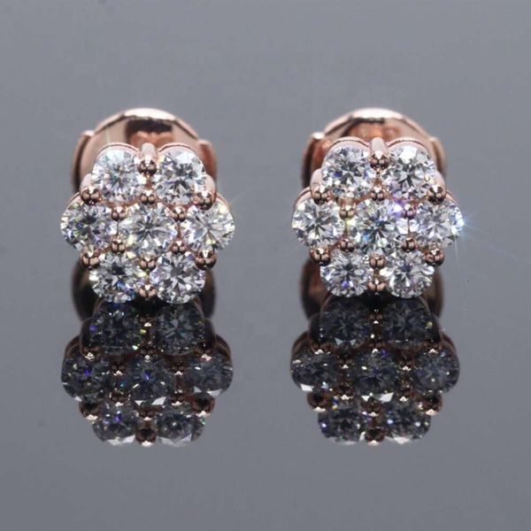 Beautiful Studs Earring for Women 14k Rose Gold Shinning Round White Moissanite Diamond Earings for Women
Beautiful Studs Earring for Women 14k Rose Gold Shinning Round White Moissanite Diamond Earings for Women