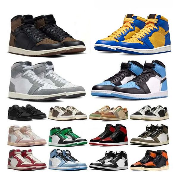 Basketball Shoes High Jumpman 1 1s Reverse Mocha Paint Drip Olive UNC Bred Grey Fog Palomino Royal Reimagined Eastside Golf Washed Heritage Pink Lost And Found Shoes, Item#11
Basketball Shoes High Jumpman 1 1s Reverse Mocha Paint Drip Olive UNC Bred Grey Fog Palomino Royal Reimagined Eastside Golf Washed Heritage Pink Lost And Found Shoes, Item#11