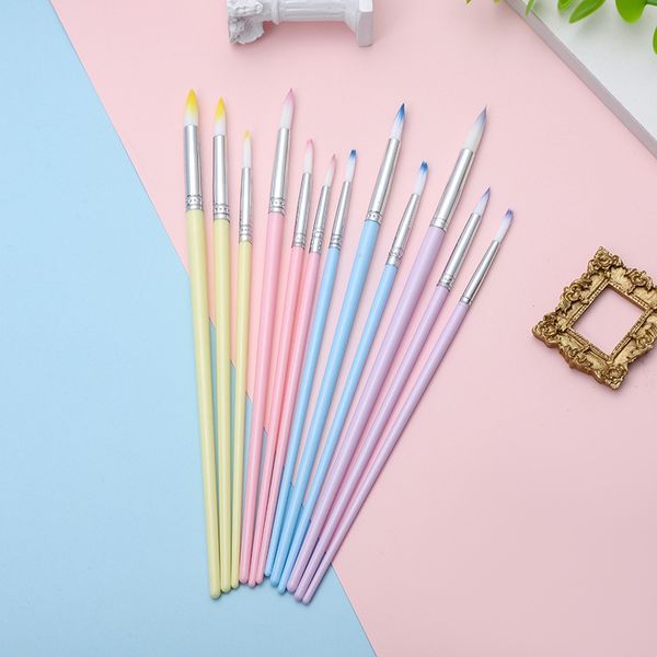 art Set 6 Double Color Wool Plastic Poles Macaron Children's Painting Nylon Gouache Brush
art Set 6 Double Color Wool Plastic Poles Macaron Children's Painting Nylon Gouache Brush