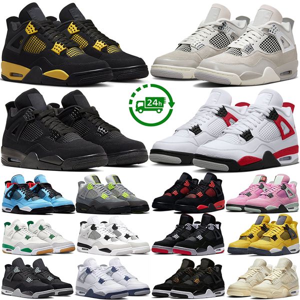 4 4S Arrival Wholesale Jumpman White Cement Cactus Jack Men Womens Basketball Shoes Neon Court Purple Bred Mens Trainers Sports, 23
4 4S Arrival Wholesale Jumpman White Cement Cactus Jack Men Womens Basketball Shoes Neon Court Purple Bred Mens Trainers Sports, 23