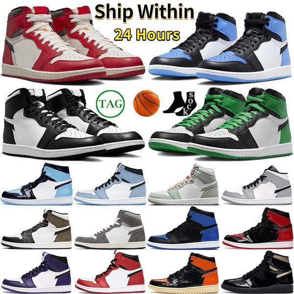 High Jumpman 1s Basketball Shoes for Men Women 1 Sports Sneakers Womens Black White University Blue Lucky Green Mocha UNC Toe Taxi Chicago Denim Sneaker Mens Trainers, #7- washed pink
High Jumpman 1s Basketball Shoes for Men Women 1 Sports Sneakers Womens Black White University Blue Lucky Green Mocha UNC Toe Taxi Chicago Denim Sneaker Mens Trainers, #7- washed pink