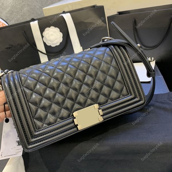 10A TOP quality designer bag Shoulder saddle bag BOY Sheepskin Flap Bag lady crossbody bag Plain Diamond Lattice luxury Fashion messenger bag chain bag With box C269, 10
10A TOP quality designer bag Shoulder saddle bag BOY Sheepskin Flap Bag lady crossbody bag Plain Diamond Lattice luxury Fashion messenger bag chain bag With box C269, 10