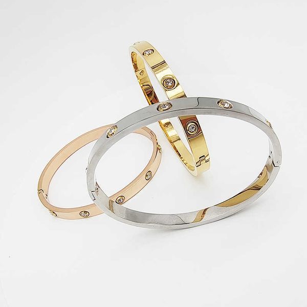 Bracelet Designer Fashion Charm Jewelry Stainless Steel Couple Ten Diamond Clasp Titanium Christmas gift accessories
Bracelet Designer Fashion Charm Jewelry Stainless Steel Couple Ten Diamond Clasp Titanium Christmas gift accessories