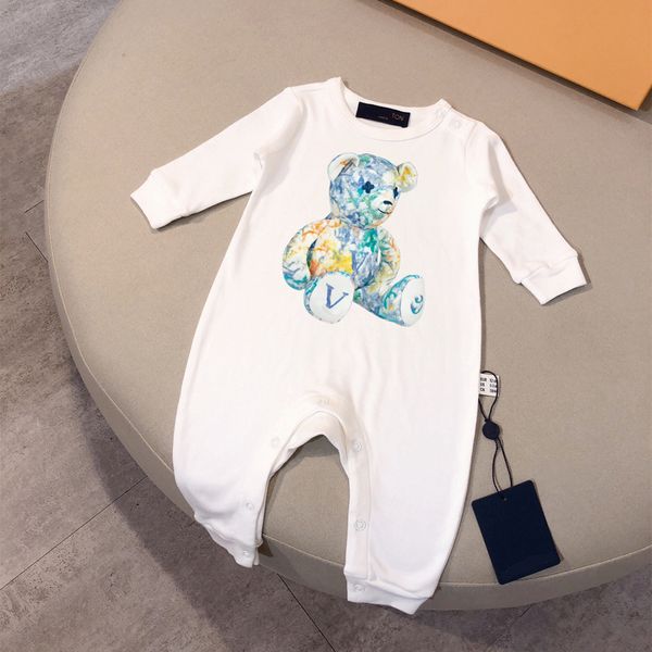 

V Luxury Designer Baby Rompers  Sets New Born Jumpsuits Brand Girls Boys Clothes Romper Overalls Jumpsuit Kids Bodysuit for Babies, Cyan