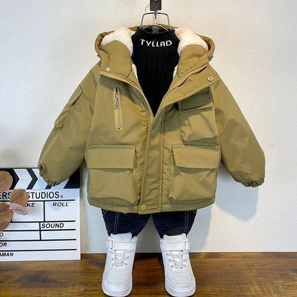 Coat Year Winter Plus Veet Outerwear Fashion Children Hooded Warm Down Jackets Kids Clothing Boys Thicken Windproof Coats bc46, White
Coat Year Winter Plus Veet Outerwear Fashion Children Hooded Warm Down Jackets Kids Clothing Boys Thicken Windproof Coats bc46, White