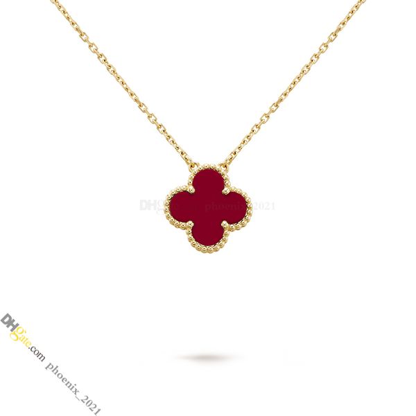 

Clover Necklace Designer Necklace 18K Gold Jewelry Designer for Women Charm Necklaces Titanium Steel Gold-Plated Never Fade Not Allergic; Store/21621802