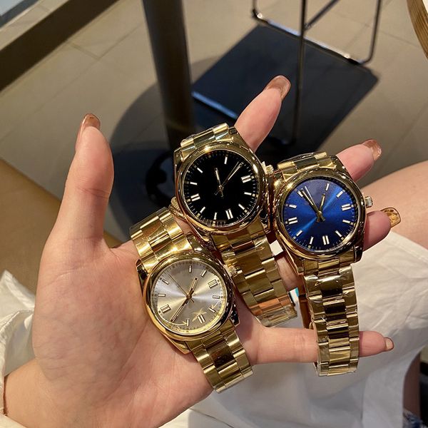 Designer men's watch blue dial gold strap 41mm | 36mm women's watch scratch resistant sapphire folding buckle fashionable and simple 904L stainless steel Montre De Luxe
Designer men's watch blue dial gold strap 41mm | 36mm women's watch scratch resistant sapphire folding buckle fashionable and simple 904L stainless steel Montre De Luxe