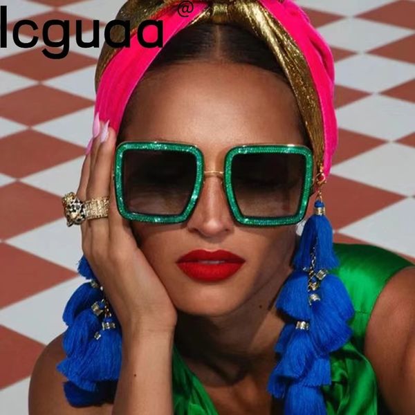 Designer sunglasses Oversized Square Cooling Black Sunglasses Women Shining Designer Rectangle Sun Glasses Men Green Tint Icon Shades Eyewear
Designer sunglasses Oversized Square Cooling Black Sunglasses Women Shining Designer Rectangle Sun Glasses Men Green Tint Icon Shades Eyewear
