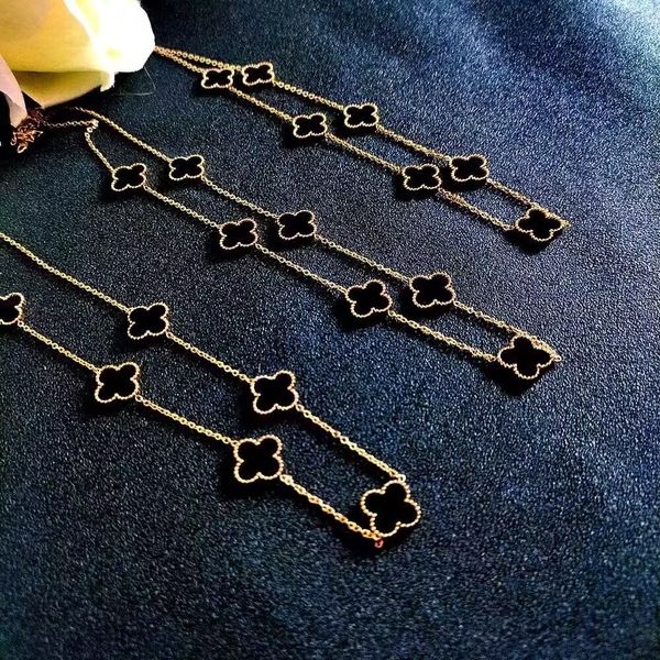 colver necklace novel in designer classic Necklaces diamond four leaf flower chain fashion jewelry luxury mother of peal 7flower Necklace for women party Christmas
colver necklace novel in designer classic Necklaces diamond four leaf flower chain fashion jewelry luxury mother of peal 7flower Necklace for women party Christmas