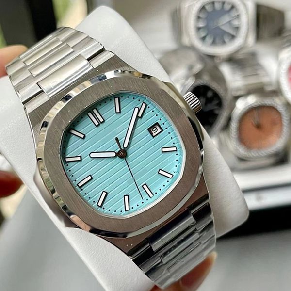 Men's Sports Watch Blue dial 40mm Designer foldable buckle 904L stainless steel sapphire crystal glass S19 automatic mechanical high-quality Montre De Luxe watch, Nude
Men's Sports Watch Blue dial 40mm Designer foldable buckle 904L stainless steel sapphire crystal glass S19 automatic mechanical high-quality Montre De Luxe watch, Nude