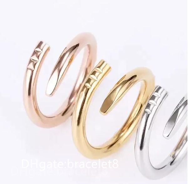 Designer Luxury Brand Rings Love Ring Titanium Steel Rose Gold Silver Diamond Ring Fashion Classic Simple Rings Engagement Wedding for Couple Lover Jewelry
Designer Luxury Brand Rings Love Ring Titanium Steel Rose Gold Silver Diamond Ring Fashion Classic Simple Rings Engagement Wedding for Couple Lover Jewelry