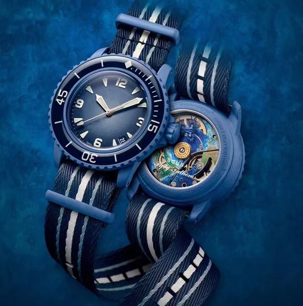 Marine Watch Men's Watch Bioceramic quartz Mechanical Watch High Quality Full Function Pacific Antarctic Ocean Indian Watch Designer Movement Watch, Plastic cement 3
Marine Watch Men's Watch Bioceramic quartz Mechanical Watch High Quality Full Function Pacific Antarctic Ocean Indian Watch Designer Movement Watch, Plastic cement 3