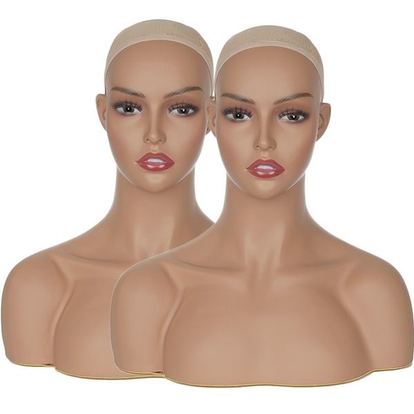 USA Warehouse Free ship 2PCS/LOT wig display manikin heads on sales mannequin head hair wig stand pvc material
USA Warehouse Free ship 2PCS/LOT wig display manikin heads on sales mannequin head hair wig stand pvc material
