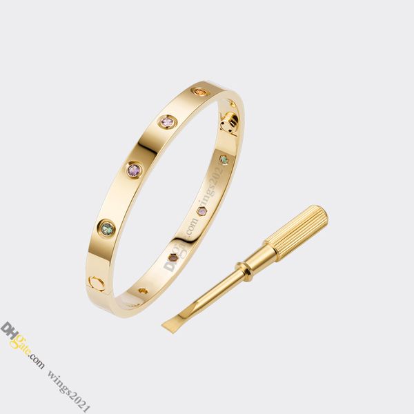 Love Screw Bracelet Designer Bracelet Jewelry Designer for Women Colored Diamond Titanium Steel Gold-Plated Never Fading Non-Allergic,Gold Bracelet; Store/21417581
Love Screw Bracelet Designer Bracelet Jewelry Designer for Women Colored Diamond Titanium Steel Gold-Plated Never Fading Non-Allergic,Gold Bracelet; Store/21417581