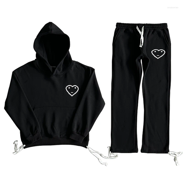 Men's Tracksuits CARSICKO Sportswear Set Quality Cotton Winter Clothes Black High Street Men Women Fashion Streetwear Hoodies Long Trousers, Cawytz03-black
Men's Tracksuits CARSICKO Sportswear Set Quality Cotton Winter Clothes Black High Street Men Women Fashion Streetwear Hoodies Long Trousers, Cawytz03-black