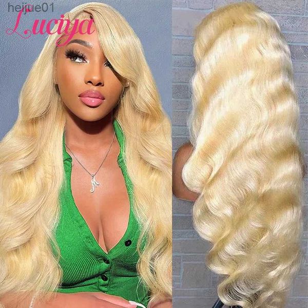 Synthetic 613 HD Frontal Wig Body Wave Transparent 13x4 Front Pre Plucked Lace Closure Human Hair Wigs Luciyal231024, Mix color
Synthetic 613 HD Frontal Wig Body Wave Transparent 13x4 Front Pre Plucked Lace Closure Human Hair Wigs Luciyal231024, Mix color