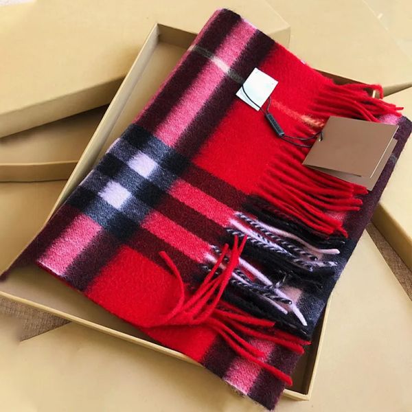 

Designer hijab Echarpe Cashmere Winter Scarf Plaid Fashion Women Long Classic Quality Printed Soft Wraps Headband Check Wool Gi