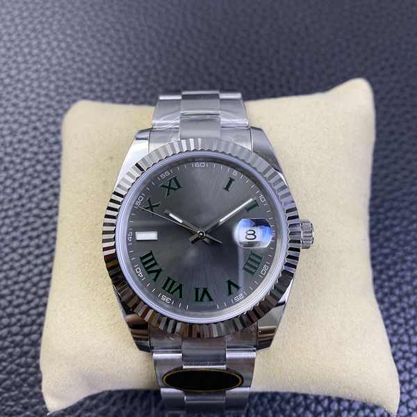 Designer's Watch Grey dial Roman numeral 36mm/41mm stainless steel 904L folding buckle scratch resistant sapphire waterproof automatic mechanical Montre De Luxe, 12
Designer's Watch Grey dial Roman numeral 36mm/41mm stainless steel 904L folding buckle scratch resistant sapphire waterproof automatic mechanical Montre De Luxe, 12