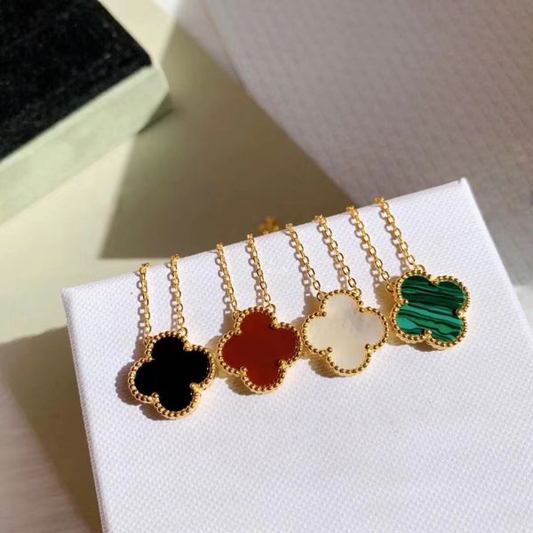 Designer Jewelry Four leaf Clover Necklace Natural Shell gemstone Gold plated 18K Ladies Designer Premium Material Luxury Classic style Fashion anniversary gift
Designer Jewelry Four leaf Clover Necklace Natural Shell gemstone Gold plated 18K Ladies Designer Premium Material Luxury Classic style Fashion anniversary gift