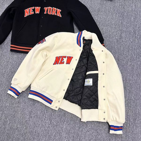 Autunm Men Stand Collar Long Sleeve Cotton Woolen Baseball Jackets Man New York Letter Embroidery Xl Black, Beige
Autunm Men Stand Collar Long Sleeve Cotton Woolen Baseball Jackets Man New York Letter Embroidery Xl Black, Beige