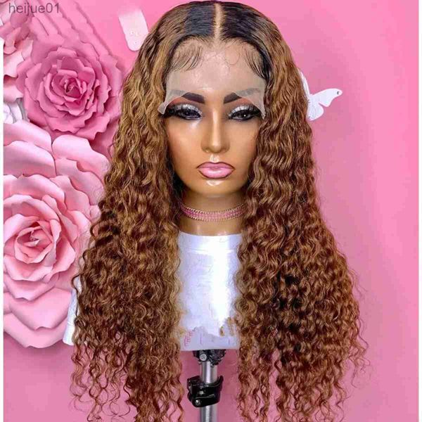 

Synthetic Wigs Natural Ombre 1B Brown Soft 26 Long Kinky Curly 180density Lace Front Wig for Women High Temperature Cosplay Glueless Dailyl231024, Burgundy