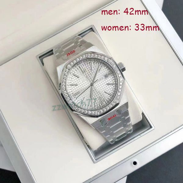 High End Designer Watches Mens and Womens Fashion Diamond Watch 42mm33mm Dial High Quality Stainless Steel Rose Gold and Silver Strap Luxury Watcha, Colour 5
High End Designer Watches Mens and Womens Fashion Diamond Watch 42mm33mm Dial High Quality Stainless Steel Rose Gold and Silver Strap Luxury Watcha, Colour 5
