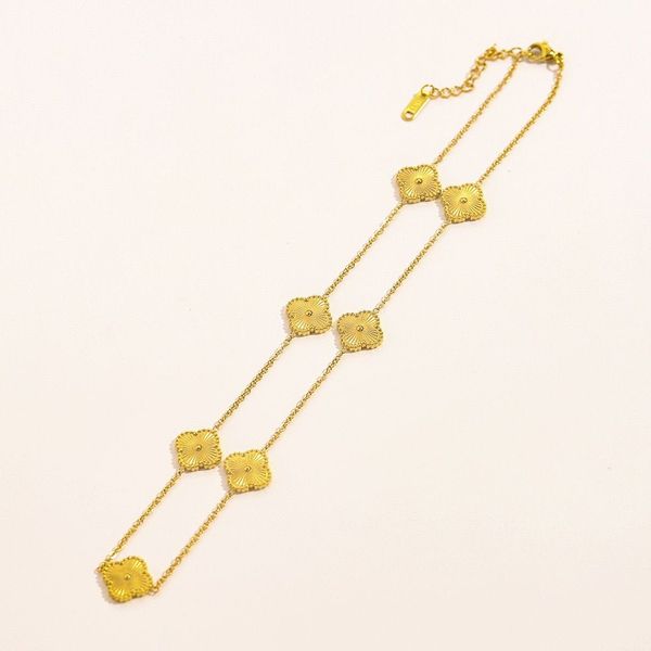 Designer Luxury New Classic vanly cleefly Clover Pendants Women Four Leaf Pendant Necklaces Bracelet Earring Gold Silver Jewelry Womens Engagement Party Gift 5AUC
Designer Luxury New Classic vanly cleefly Clover Pendants Women Four Leaf Pendant Necklaces Bracelet Earring Gold Silver Jewelry Womens Engagement Party Gift 5AUC