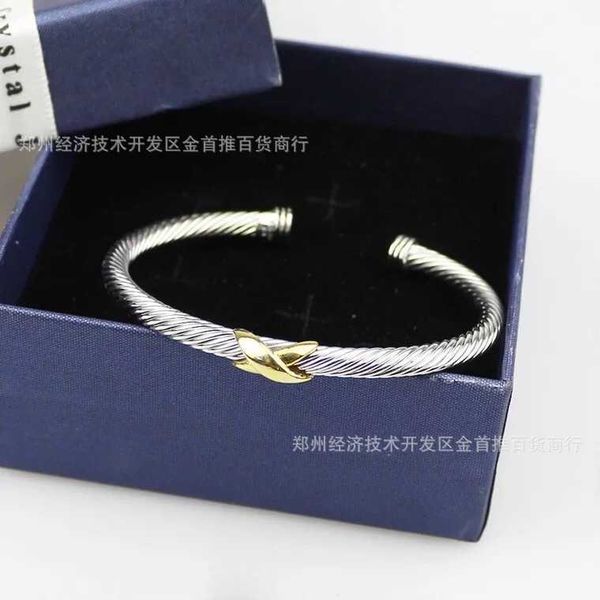 DY Bracelet Designer Classic Jewelry Charm jewelry bracelet Dy Popular Twisted Double X Open Bracelet Christmas gifts High quality jewelry Fashion accessories
DY Bracelet Designer Classic Jewelry Charm jewelry bracelet Dy Popular Twisted Double X Open Bracelet Christmas gifts High quality jewelry Fashion accessories