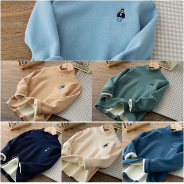 Boys Girls Half High Necked Bottoming Shirt For Autumn Winter Middle And Old Children Warm Childrens Long Sleeved Hoodie Trend Underlay, Green
Boys Girls Half High Necked Bottoming Shirt For Autumn Winter Middle And Old Children Warm Childrens Long Sleeved Hoodie Trend Underlay, Green