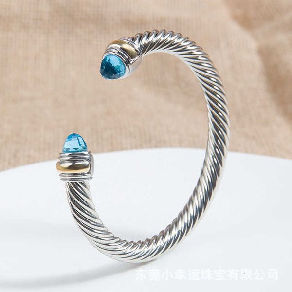 Designer Classic Jewelry DY Bracelet Fashion Charm jewelry women Dy bracelet popular woven twisted wire cable opening 7MM Christmas gift jewelry accessories
Designer Classic Jewelry DY Bracelet Fashion Charm jewelry women Dy bracelet popular woven twisted wire cable opening 7MM Christmas gift jewelry accessories