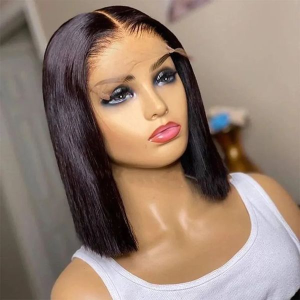 Brazilian 13*4 Front Human Remy 4*4 Short Bob Straight Wig Wigs for Women Swiss Lace QT Hair 231024, Dark brown
Brazilian 13*4 Front Human Remy 4*4 Short Bob Straight Wig Wigs for Women Swiss Lace QT Hair 231024, Dark brown